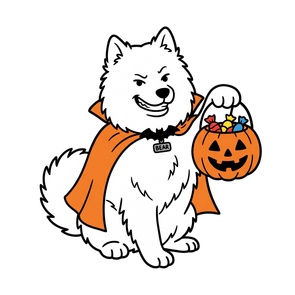 Bear rendered by Furmous as Halloween